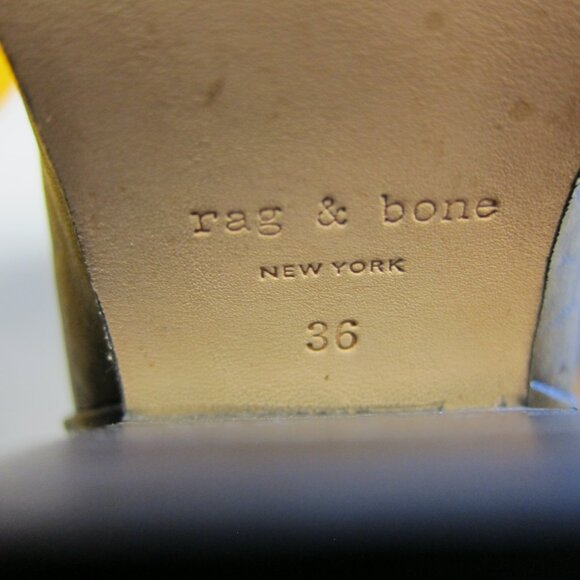 Rag & Bone Women's Size 36 ( US 6 ) Cont Black Newbury Boot w/Original Box - Picture 8 of 12